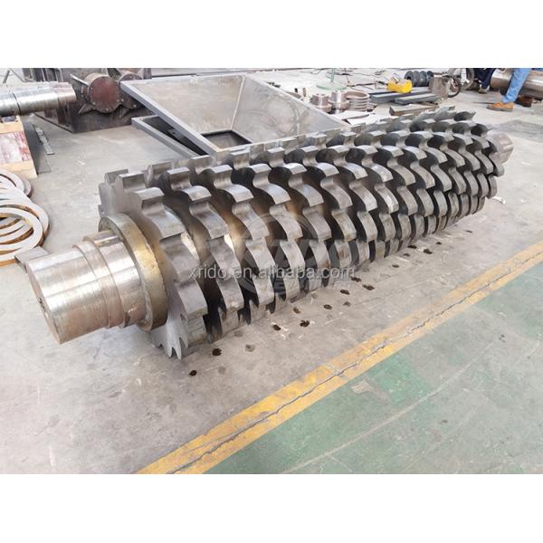 Precio de fábrica Triturador de plástico de doble eje para residuos de plástico planta de reciclaje Triturador de bloques de plástico