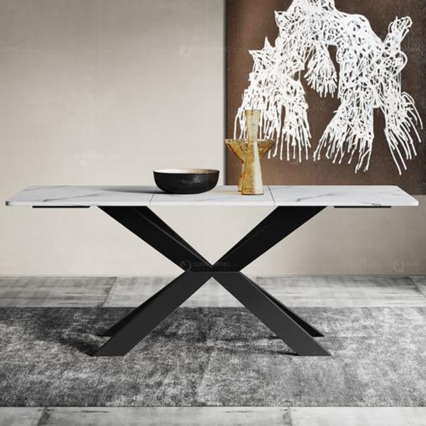 Обеденные столы OEM 150*75cm SS мраморизуют обедать стулья