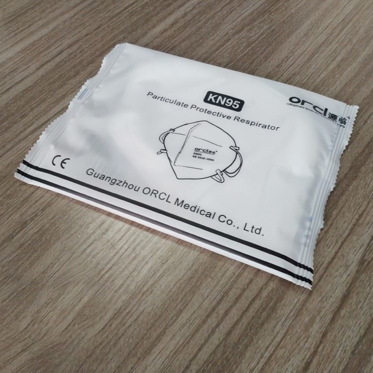 маска респиратора 5Ply N95 частичная, респиратор от пыли FFP2 16.0*10.5cm