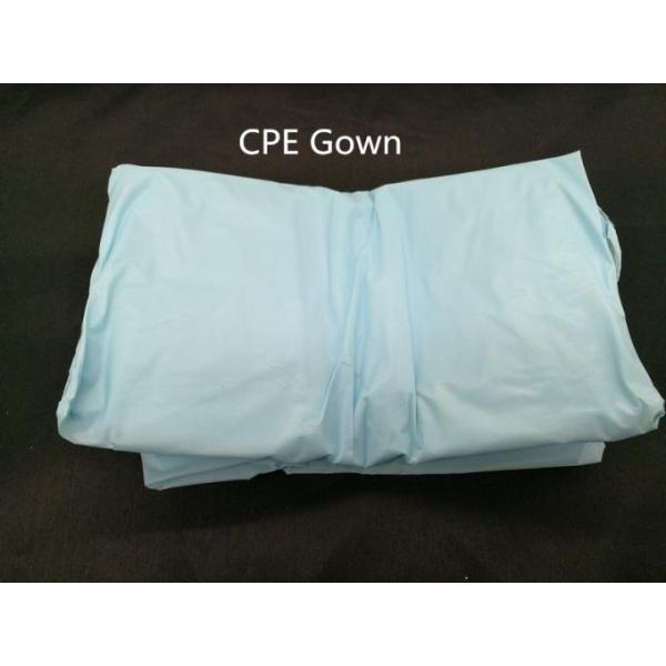 Yellow  35-60g Polyethylene Disposable Isolation Gowns 110cmx193cm Gowns With Open Cuff