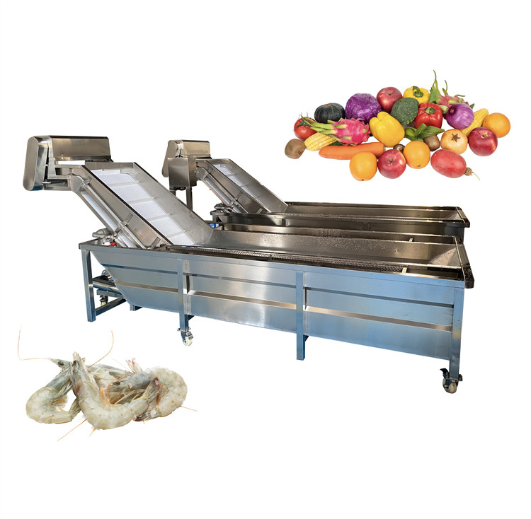 Automatic Shrimp Cleaning Machine Seafood Bubble Cleaning Machine