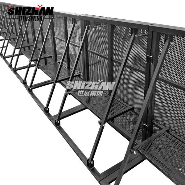 Q235 concert en acier Mojo Crowd Control Barricade Folding