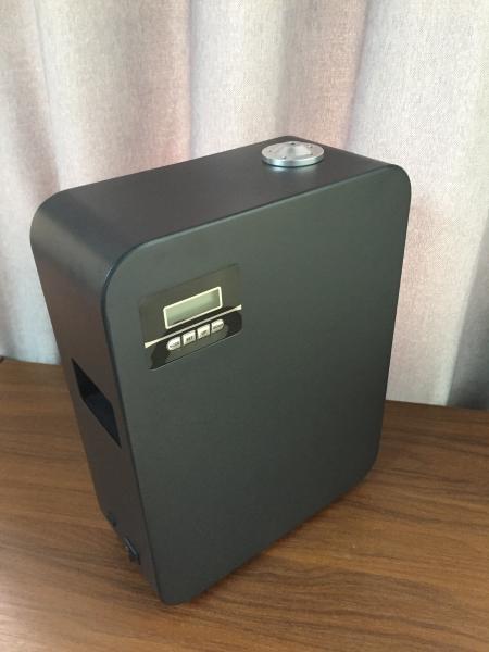 250*110*320mm Fragrance Diffuser Machine For Home Black Metal , DC12V Hotel Scent Diffuser 5kg Floor Stand