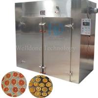 Máquina de secagem comercial Circulação de ar quente 144 bandejas Secador Forno de processamento de alimentos e frutas Desidratador de grande capacidade