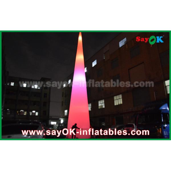 На открытом воздухе свет СИД заземляя конус украшения раздувной для рекламировать