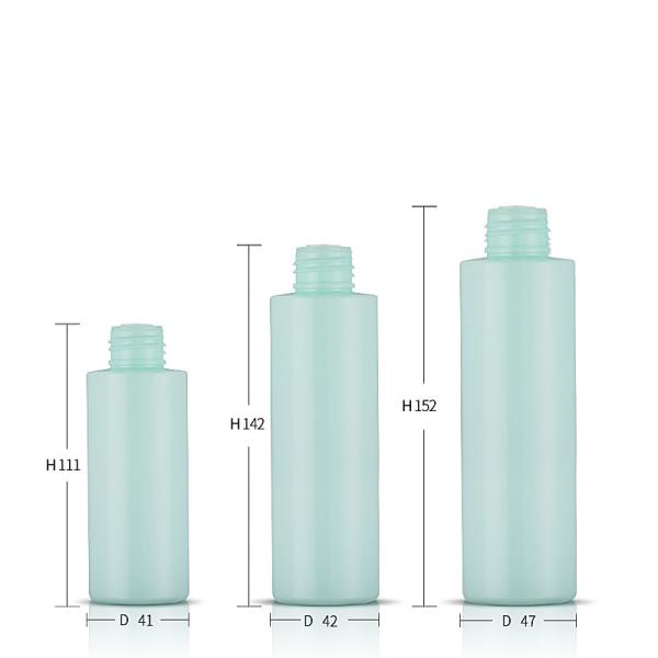 Garrafas cosméticas plásticas 100ML 150ML 200ML dos produtos vazios dos cuidados pessoais