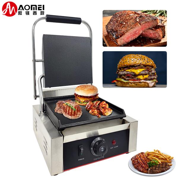 Panini Press Grill Sandwich Maker полный плоский контактный гриль 220v/110v без частной плесени