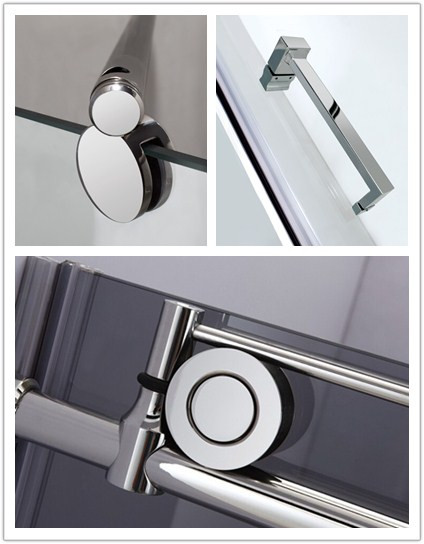 Perfiles de aluminio anodizados brillantes de la protuberancia del polaco del espejo para el sitio de ducha