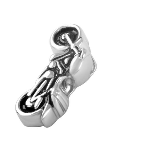 Unique 316L Stainless Steel Vintage Motorcycle Pendant Cremation Jewelry for Ashes