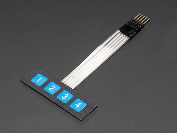1*4 4 Key Matrix Membrane Switch Keypad Control Panel Extended Keyboard Super Slim