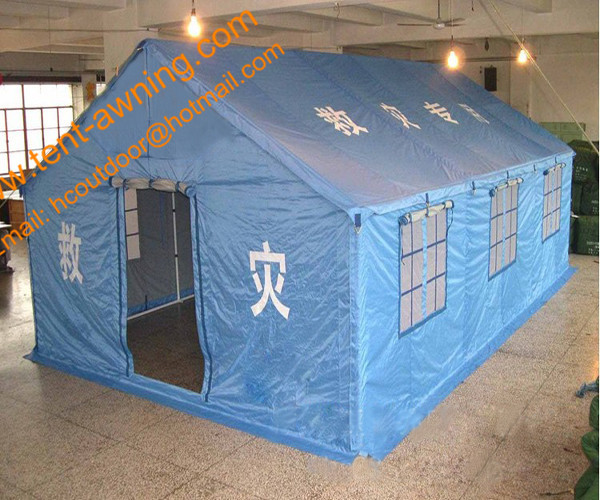 Outdoor Steel Framed  Waterproof  Emergency Disaster Refugee Tents for Sale