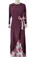 Small Quantity Garment Manufacturer Middle East Explosive Muslim Clothes National Style Retro Long Sleeve Dress