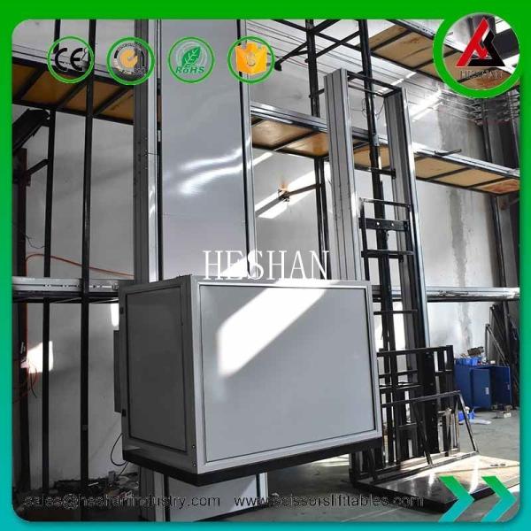 Mini Disabled Outdoor Vertical Wheelchair Lift Platform 250kg For Homes