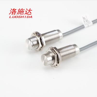Sensor indutivo cilíndrico de aço inoxidável do metal da C.C. M18