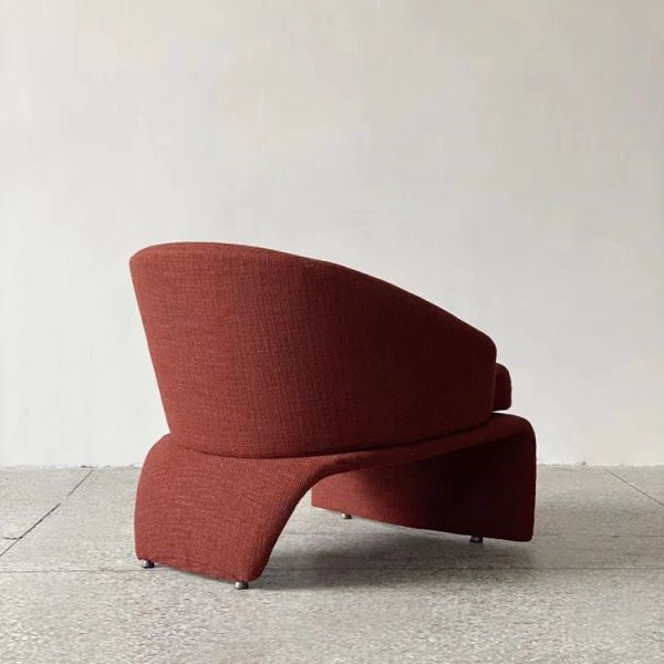 Home Furniture Modern Italian Style Living Room Velvet Accent Chair Lounge Chair Hotel Low Seat