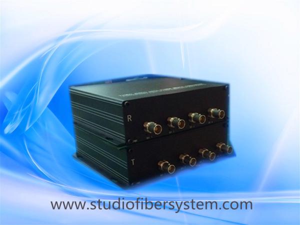 OEM 4CH broadcast 3g-sdi fiber optic extenders including sdi fiber transmitter and receiver for sdi over fiber transport