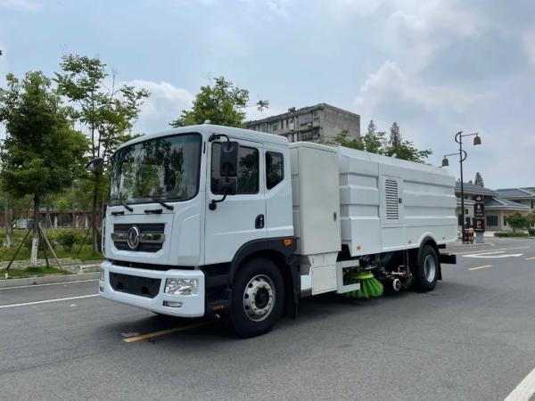 Pure Electric Road Sweeping Vacuum Automatic Dumping Floor Sweeper Truck for Road Floor Maintenance