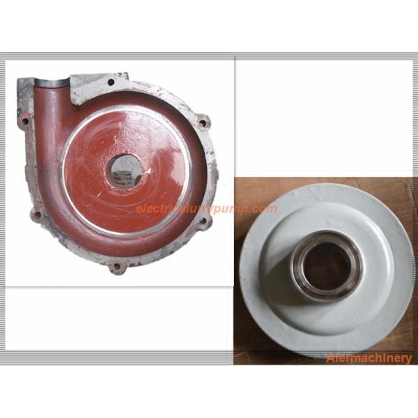 Anti Abrasion Electric Slurry Pump Spare Parts High Chrome Alloy / Rubber Material