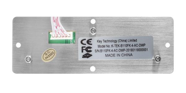 4 Keys Compact SMetal Keypad Dot Matrix For Shopping Mall  Information Kiosks 