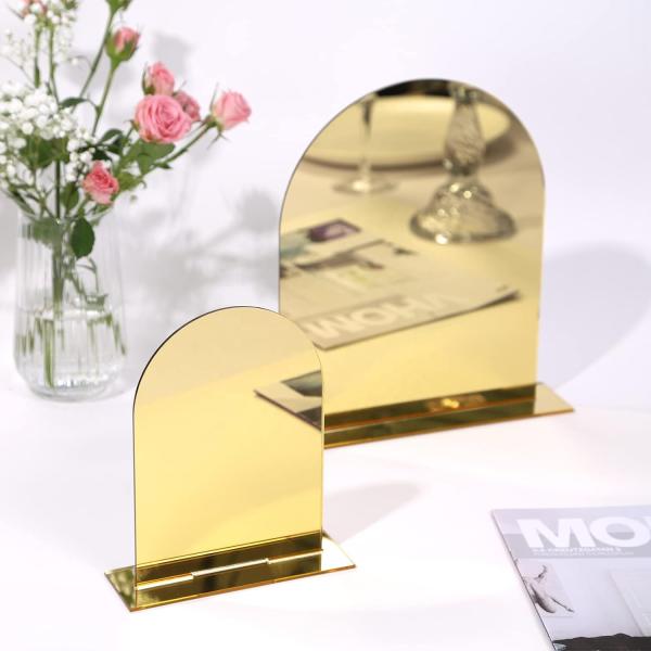 Gold Sign Acrylic Holder Frames Mirror Silver Welcome Board Wedding Party Event Decoration