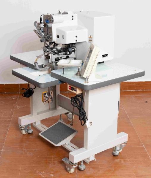 Industrial Button Sewing Machine with Fine Tension Adjustment & LCD Touch Panel