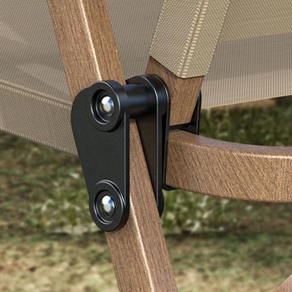iNature Aluminum Camping Chair 150kg Capacity Foldable Oxford Fabric