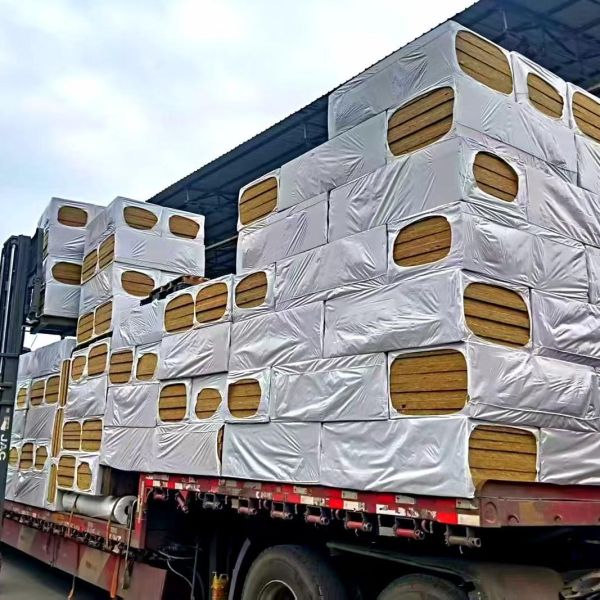 Recyclable And Ecofriendly Rock Wool Rigid Insulation Panels with Fire Resistant and ≥80 KPa Compressive Strength