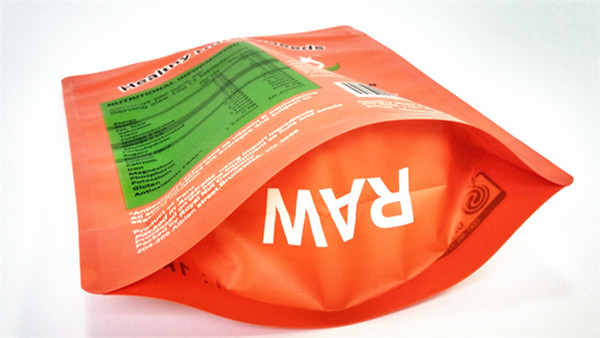 Eco - Friendly Printed Aluminum Foil Stand Up Pouch One Side Transparent Metalized