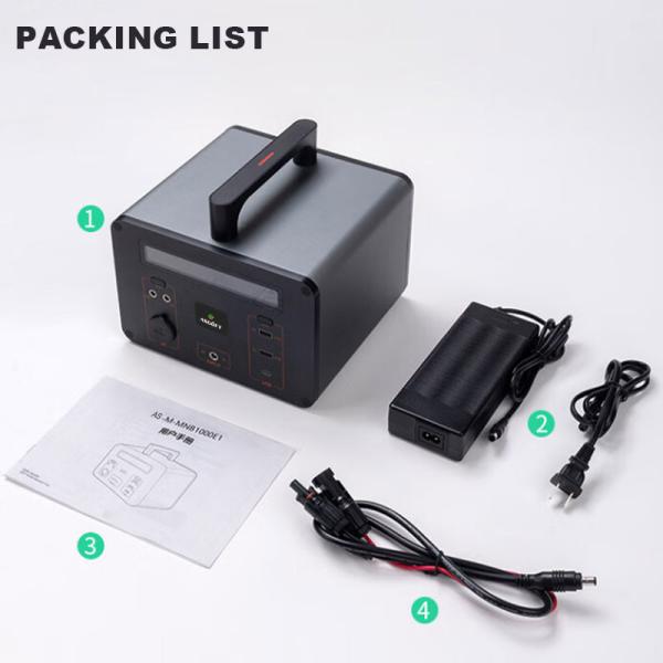 Outdoor Lifepo4 EV Charging Portable Power Station 300w 220v Emergency For RV Travel