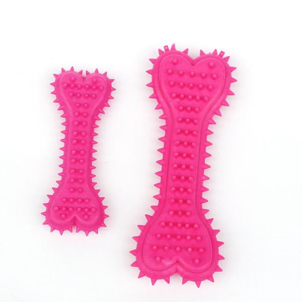 Rubber Toothbrush Stick for Dogs Bone Toy Juguetes Para Mascotas Teeth Cleaning Pet Dental Chew Toy