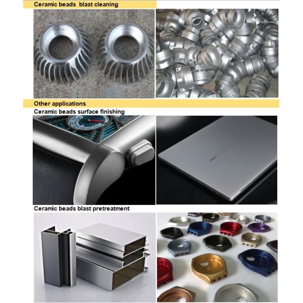 Los medios de voladura de la gota de cerámica del tamaño B60 para de aluminio mueren el quitar las rebabas del chorro de arena del molde