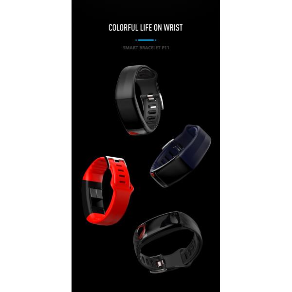 ЭКГ PPG Шагомер HR Монитор Смарт-браслет Фитнес-трекер Часы с кровяным давлением