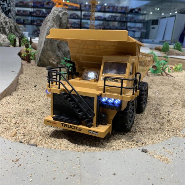 Remote-Controlled Dump Truck 1 8 Scale for Children's Toy Collection and Playtime
