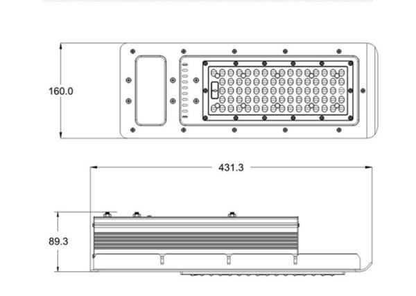 Security Led Street Lamp Bulb 90w 110lm/W Super Brightness For Pathways