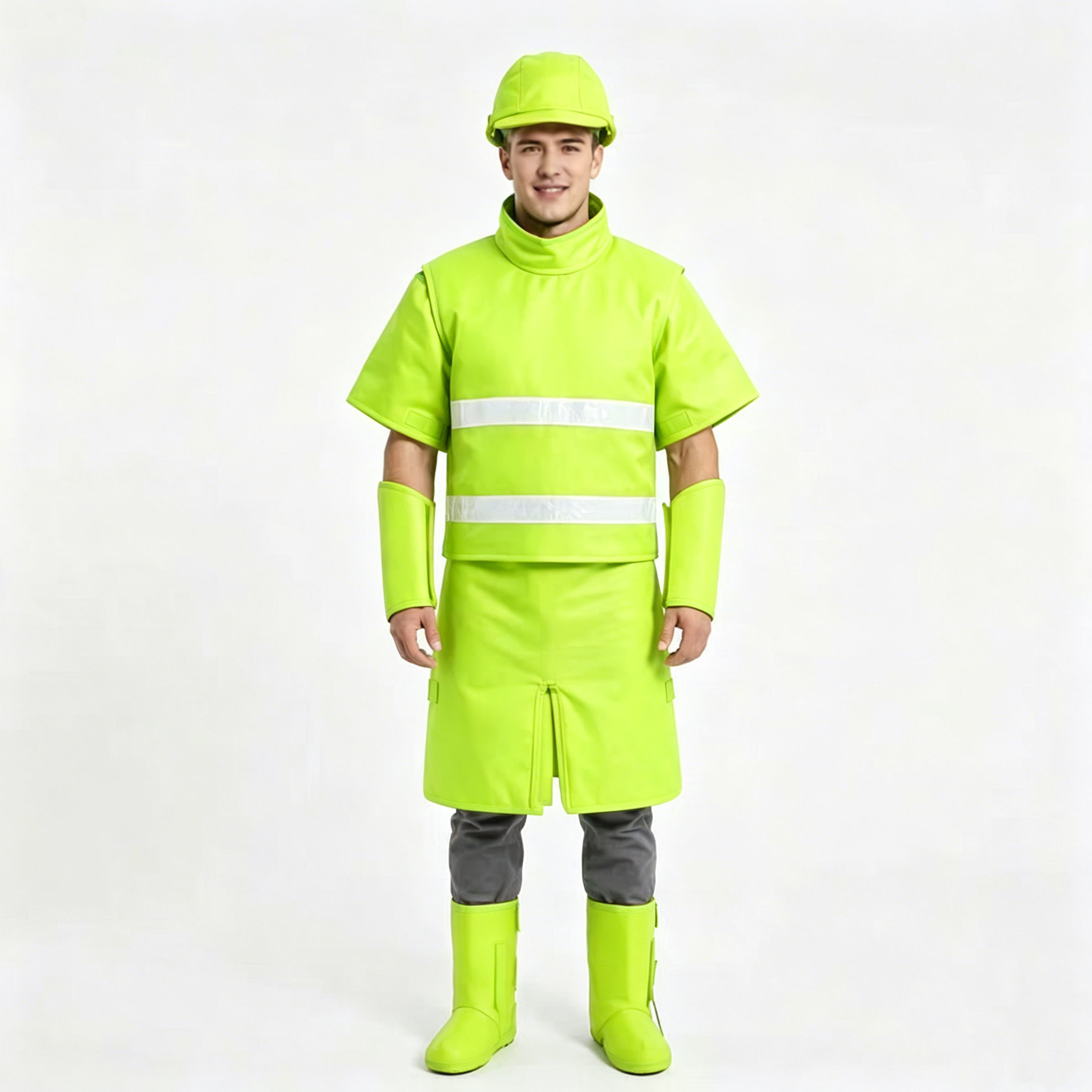 Reflective Ship Coverall Three Layer Waterproof Coverall Suit Breathable