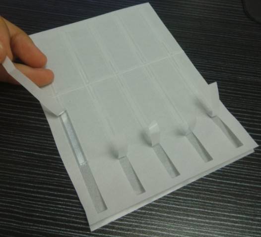 Adhesive Label Rfid Jewellery Tags High Frequency Customized Dimension