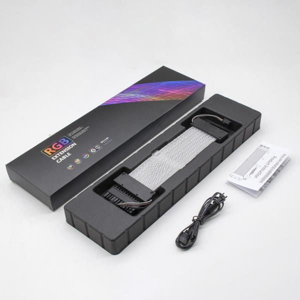 RGB 24pin Extension CableNet Sync Cord Cable for Computer Gaming Led Strip Light Extension Cable PC AC Power Cord