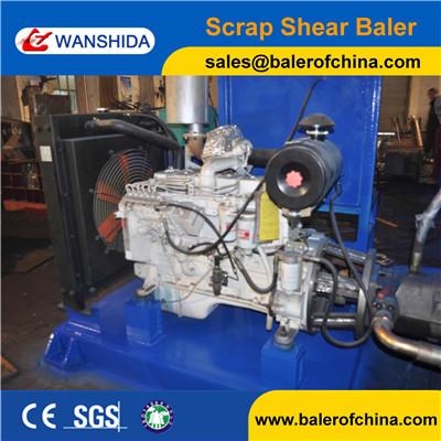 Scrap Metal Baler Shear with Diesel Engine
