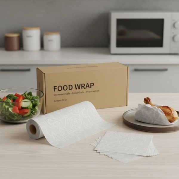 Custom OEM Microwave Safe Food Grade Wrapping Paper for Food Storage and Preservation