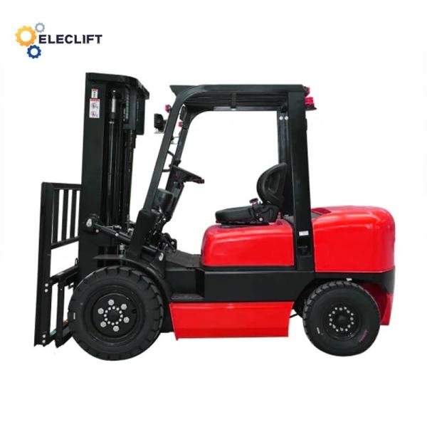 Load Capacity 2000 Lbs 4 Wheel Electric Forklift Turning Radius Up 10 Ft