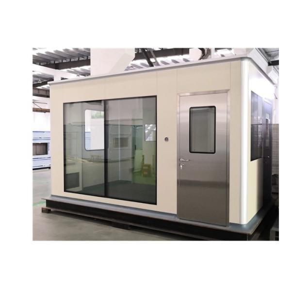 Fireproof Sandwich Panels Softwall Clean Booth with Steel Airtight Door and Aluminum Profile Corner Treatment