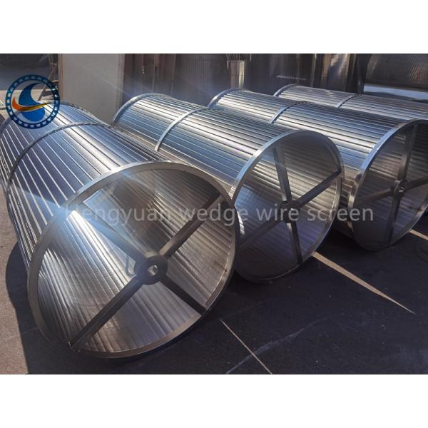 490mm Stainless Steel 316l Wedge Wire Filter Screen Basket For Scraper Filters