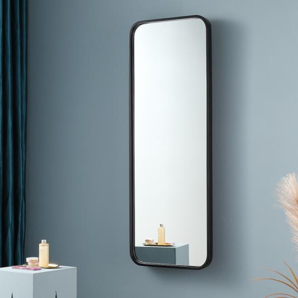 Wooden Frame Led Full Length Mirror Color Temperature Adjustable Led Full Body Mirror