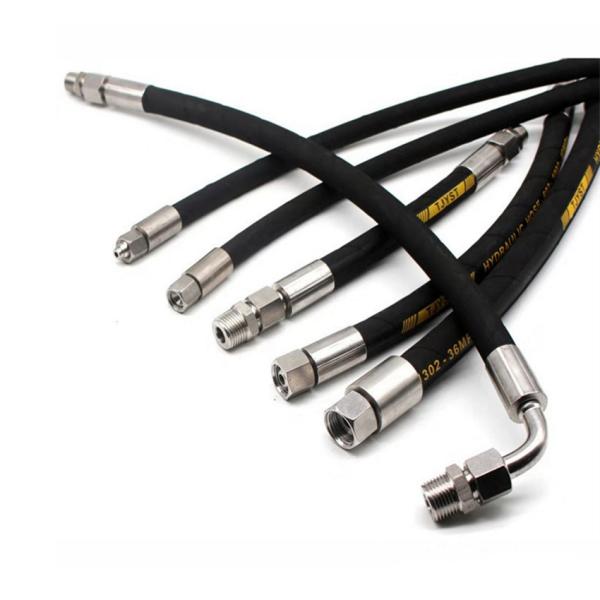 R1 R2 4SP 4SH steel wire braided Hydraulic rubber hose assembly