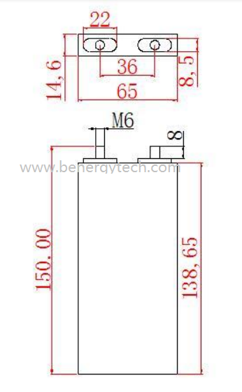 3.2V 10AH Призматический LiFePO4 глубокий цикл батареи - легкий дизайн