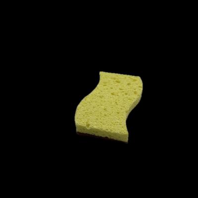 Magic Double-Sided Wood Pulp Kitchen Sponge for Dishwashing