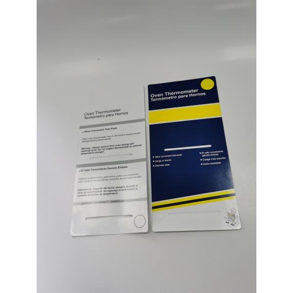 Kitchen Plastic Paper Blister Packaging Clamshell Hard Header Card