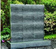 Music Waterfall Cast Stone Garden Fountains For Indoor / Outdoor Use 230 * 60 * 200cm