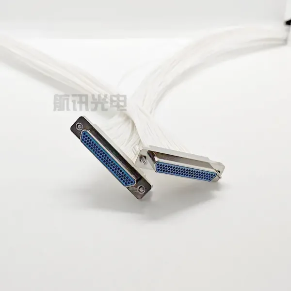 J30j-66tjl 66 Pin Rectangular Connector with Wire Male and Female Plug Socket.