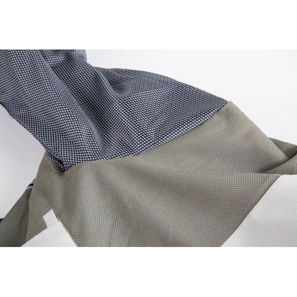 Men's Water-Repellent Lightweight Jacket with Colorblock Design for Outdoor Commuting